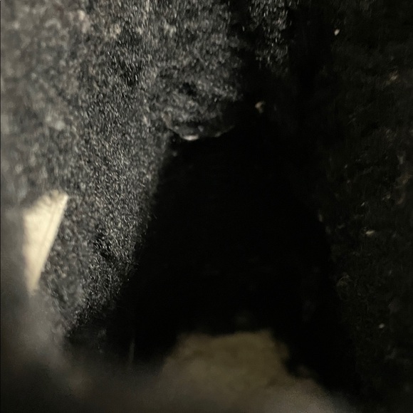 UGG Black Platform Mini Suede Boots Size 7 - Picture 8 of 9